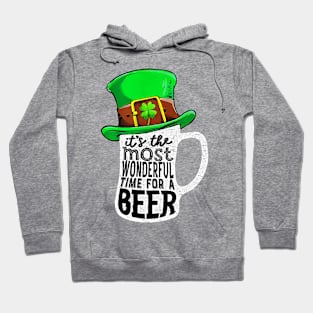 It_s The Most Wonderful Time For A Beer Hat St Patrick_s Day Hoodie